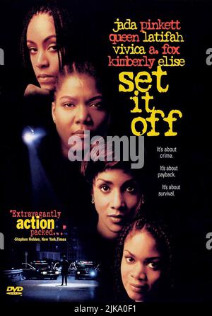 Movie poster Film Set IT Off (1996) regista: F. Gary Gray 06 November 1996 **WARNING** questa fotografia è solo per uso editoriale ed è copyright di NEW LINE CINEMA e/o fotografo assegnato dalla Film o Production Company e può essere riprodotta solo da pubblicazioni in concomitanza con la promozione del suddetto Film. È richiesto un credito obbligatorio per il CINEMA NEW LINE. Il fotografo deve essere accreditato anche se conosciuto. Nessun uso commerciale può essere concesso senza l'autorizzazione scritta di The Film Company. Foto Stock