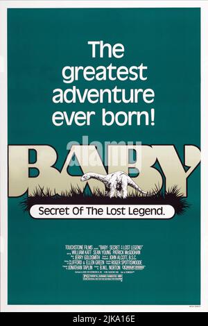 Film Poster Film: Baby: Secret of the Lost Legend (1995) regista: Philip Haas 10 Settembre 1995 **AVVISO** questa fotografia è solo per uso editoriale ed è copyright di SAMUEL GOLDWYN e/o del fotografo assegnato dalla Film o dalla Società di produzione e può essere riprodotta solo da pubblicazioni in concomitanza con la promozione del suddetto Film. È richiesto un credito obbligatorio per SAMUEL GOLDWYN. Il fotografo deve essere accreditato anche quando è noto. Nessun uso commerciale può essere concesso senza l'autorizzazione scritta della Film Company. Foto Stock