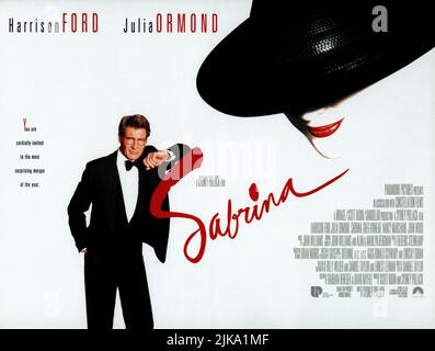 Harrison Ford Film: Sabrina (USA/DE 1995) personaggi: Linus Larrabee regista: Sydney Pollack 15 Dicembre 1995 **ATTENZIONE** questa foto è solo per uso editoriale ed è il copyright di IMMAGINI DI PRIMARIA IMPORTANZA e/o del fotografo assegnato dalla Film o dalla Società di produzione e può essere riprodotto solo da pubblicazioni in concomitanza con la promozione del suddetto Film. È necessario un credito obbligatorio per LE IMMAGINI DI IMPORTANZA FONDAMENTALE. Il fotografo deve essere accreditato anche quando è noto. Nessun uso commerciale può essere concesso senza l'autorizzazione scritta della Film Company. Foto Stock