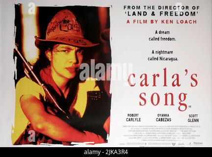 Oyanka Cabezas Poster Film: Canzone di Carla (1998) regista: Ken Loach 20 Settembre 1996 **ATTENZIONE** questa fotografia è solo per uso editoriale ed è il copyright del CANALE QUATTRO e/o del fotografo assegnato dalla Film o dalla Società di produzione e può essere riprodotta solo da pubblicazioni in concomitanza con la promozione del suddetto Film. È richiesto un credito obbligatorio per IL CANALE 4. Il fotografo deve essere accreditato anche quando è noto. Nessun uso commerciale può essere concesso senza l'autorizzazione scritta della Film Company. Foto Stock