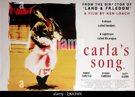 Oyanka Cabezas Poster Film: Canzone di Carla (1998) regista: Ken Loach 20 Settembre 1996 **ATTENZIONE** questa fotografia è solo per uso editoriale ed è il copyright del CANALE QUATTRO e/o del fotografo assegnato dalla Film o dalla Società di produzione e può essere riprodotta solo da pubblicazioni in concomitanza con la promozione del suddetto Film. È richiesto un credito obbligatorio per IL CANALE 4. Il fotografo deve essere accreditato anche quando è noto. Nessun uso commerciale può essere concesso senza l'autorizzazione scritta della Film Company. Foto Stock