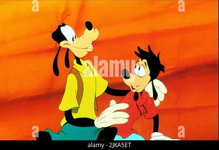 Goofy & Max Film A Goofy Movie (1995) personaggi: Pippo & Max regista: Kevin Lima 07 aprile 1995 **ATTENZIONE** questa fotografia è solo per uso editoriale ed è copyright della DISNEY e/o del fotografo assegnato dalla Film o Production Company e può essere riprodotta solo da pubblicazioni in concomitanza con la promozione del suddetto Film. È richiesto un credito obbligatorio a DISNEY. Il fotografo deve essere accreditato anche se conosciuto. Nessun uso commerciale può essere concesso senza l'autorizzazione scritta di The Film Company. Foto Stock