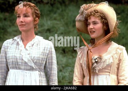 Emma Thompson & Kate Winslet Film: Sense and Sensibility (USA/UK 1995) personaggi: Elinor Dashwood & Marianne Dashwood regista: Ang Lee 13 Dicembre 1995 **ATTENZIONE** questa foto è solo per uso editoriale ed è il copyright di COLUMBIA e/o del fotografo assegnato dalla Film o dalla Production Company e può essere riprodotto solo da pubblicazioni in concomitanza con la promozione del suddetto Film. È richiesto un credito obbligatorio per COLUMBIA. Il fotografo deve essere accreditato anche quando è noto. Nessun uso commerciale può essere concesso senza l'autorizzazione scritta della Film Company. Foto Stock