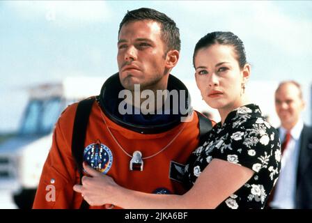 Ben Affleck & Liv Tyler Film Armageddon (USA 1998) personaggi: A.J. Frost & Grace Stamper regista: Michael Bay 30 giugno 1998 **ATTENZIONE** questa fotografia è ad uso esclusivamente editoriale ed è copyright di TOUCHSTONE e/o del fotografo assegnato dalla Film o Production Company e può essere riprodotta solo da pubblicazioni in concomitanza con la promozione del suddetto Film. È richiesto un credito obbligatorio a TOUCHSTONE. Il fotografo deve essere accreditato anche se conosciuto. Nessun uso commerciale può essere concesso senza l'autorizzazione scritta di The Film Company. Foto Stock