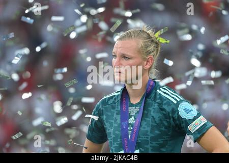 Londra, Regno Unito. 31st luglio 2022. Calcio, Donne, Euro 2022, Inghilterra - Germania, finale, Stadio di Wembley: Alexandra Popp in Germania. Credit: Sebastian Christoph Gollnow/dpa/Alamy Live News Foto Stock