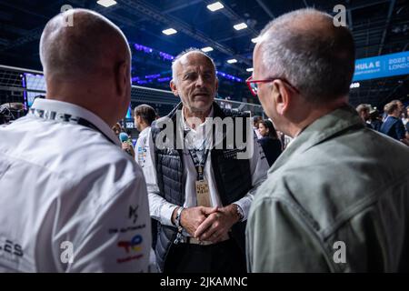 Il FINOT Jean Marc, Senio VP Stellantis Motorsport, ritratto durante l'ePrix di Londra 2022, meeting 9th del Campionato del mondo di Formula e ABB FIA 2021-22, sull'Excel di Londra dal 30 al 31 luglio, a Londra, Regno Unito - Photo Germain Hazard / DPPI Foto Stock