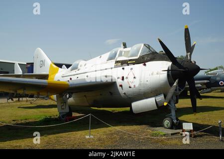 Fairey Gannet T-2, XA508, Midland Air Museum, Coventry, Foto Stock