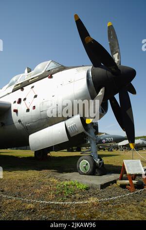 Fairey Gannet T-2, XA508, Midland Air Museum, Coventry, Foto Stock