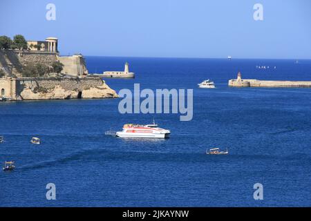 Aspetti della Valletta, Malta Foto Stock