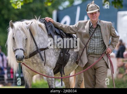 GWCT Scottish Game Fair 2022 a Scone Palace, Perthshire. Il concorso Fred Taylor Memorial Hill Pony Foto Stock