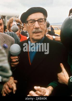 GROUCHO MARX (1890-1977), attore, COMEDIANTE Y ESCRITOR ESTADOUNIDENSE - MIEMBRO DE LOS HERMANOS MARX. MARX HERMANOS. GROUCHO MARX 1890/1977 Groucho Marx. Foto Stock