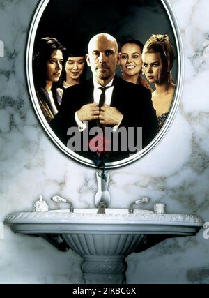 Lorraine Bracco, Molly Parker, John Malkovich, Greta Scacchi, Veronica Ferres Film: Ladies Room (UK/CAN 1999) personaggi: Gemma,Julia,Roberto,Lucia,Lauren Direttore: Gabriella Cristiani 30 Novembre 1999 **ATTENZIONE** questa fotografia è ad uso esclusivamente editoriale ed è copyright delle PRODUZIONI LAUREM e/o del fotografo assegnato dalla Società di produzione e film e può essere riprodotta solo da pubblicazioni in concomitanza con la promozione del suddetto Film. È richiesto un credito obbligatorio per LE PRODUZIONI LAUREM. Il fotografo deve essere accreditato anche quando è noto. Nessun uso commerciale può essere gra Foto Stock