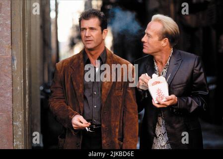 Mel Gibson e Gregg Henry Film: Payback (USA 1999) personaggi: Porter, Val Resnick regista: Brian Helgeland 05 febbraio 1999 **AVVISO** questa fotografia è solo per uso editoriale ed è il copyright di WARNER BROS. E/o del fotografo assegnato dalla Film or Production Company e può essere riprodotto solo da pubblicazioni in concomitanza con la promozione del suddetto Film. È richiesto un credito obbligatorio per WARNER BROS. Il fotografo deve essere accreditato anche quando è noto. Nessun uso commerciale può essere concesso senza l'autorizzazione scritta della Film Company. Foto Stock