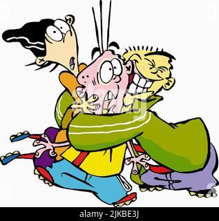 EDD, Eddy & ed televisione: Ed, EDD 'N' Eddy (1999) personaggi: , Y & ed regista: Danny Antonucci 04 gennaio 1999 **ATTENZIONE** questa fotografia è ad uso esclusivamente editoriale ed è copyright della RETE DI CARTONI ANIMATI e/o del fotografo assegnato dalla Film o Production Company e può essere riprodotta solo da pubblicazioni in concomitanza con la promozione del suddetto Film. È richiesto un credito obbligatorio per LA RETE DI CARTONI ANIMATI. Il fotografo deve essere accreditato anche se conosciuto. Nessun uso commerciale può essere concesso senza l'autorizzazione scritta di The Film Company. Foto Stock