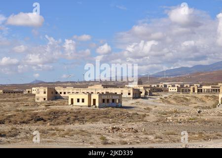 Novembre 18 2021 - Abades, Spagna Tenerife: Ex 'Sanatorio de Abona', la stazione di lebbra di Abades Foto Stock