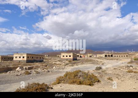 Novembre 18 2021 - Abades, Spagna Tenerife: Ex 'Sanatorio de Abona', la stazione di lebbra di Abades Foto Stock