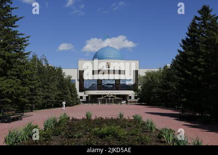 Il Museo del primo Presidente della Repubblica del Kazakistan ad Astana (Nur-Sultan), Kazakistan; ex residenza ufficiale del Nursultano Nazarbaev Foto Stock