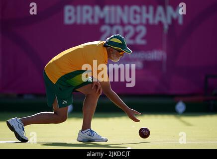 Peter Doherty in azione al Victoria Park il giorno quattro dei Giochi del Commonwealth 2022 a Birmingham. Data foto: Lunedì 1 agosto 2022. Foto Stock