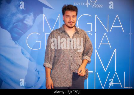 Catanzaro, Italia. 31st luglio 2022. Federico Francioni durante il volo apertura Magna Graecia Film Festival, News in Catanzaro, Italy, July 31 2022 Credit: Independent Photo Agency/Alamy Live News Foto Stock