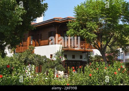 Gocek è una piccola città della provincia di Mugla, in Turchia. Foto Stock