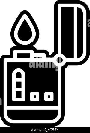 corrisponde all'illustrazione vettoriale nera dell'icona. Illustrazione Vettoriale