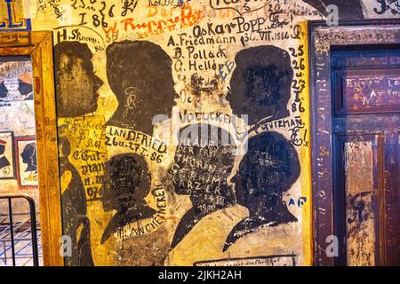 La prigione degli studenti (in tedesco - Studentenkarzer) a Heidelberg. Baden Wuerttemberg, Germania, Europa Foto Stock