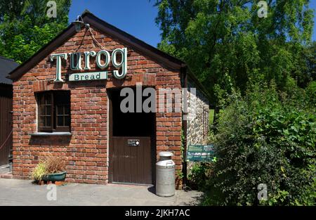 Derwen Bakery, St Fagans National Museum of History/Amgueddfa Werin Cymru, Cardiff, Galles del Sud, Regno Unito. Foto Stock