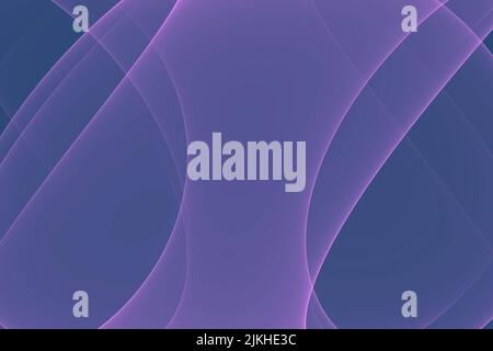 Un astratto moderno elegante sfondo viola con dinamiche onde rosa Foto Stock