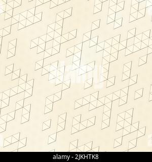 Sfondo triangolare giallo chiaro per sfondi Foto Stock