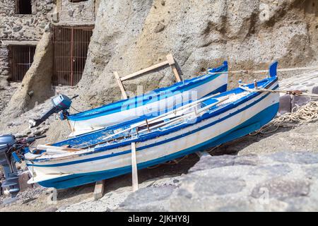 Un'immagine dei luoghi perduti Isola di Lipari Sud Italia Foto Stock