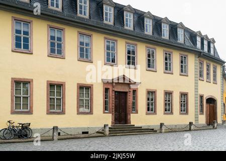 Weimar, Turingia, monumento della zona 'Old Town Eisenach', Frauenplan, Goethe House Foto Stock