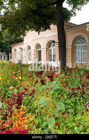 Weimar, Turingia, Theaterplatz, Casa della Repubblica di Weimar Foto Stock