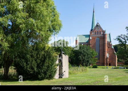 Germania, Meclemburgo-Pomerania occidentale, Mar Baltico, Bad Doberan, monastero di Doberan, Abbazia cistercense, Minster, edificio in mattoni in stile gotico Foto Stock