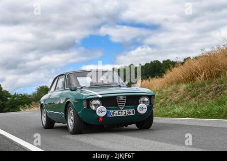 Bad König, Hesse, Germania, Alfa Romeo GT Junior, costruito nel 1970. Al festival classico auto. Foto Stock