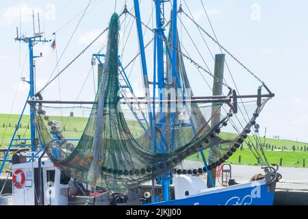 Kutterhafen, Dorumer Neufeld, Dorum, bassa Sassonia, Germania, Europa Foto Stock