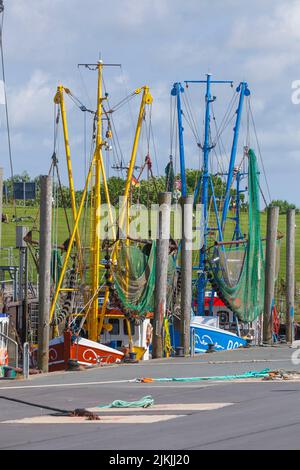 Kutterhafen, Dorumer Neufeld, Dorum, bassa Sassonia, Germania, Europa Foto Stock