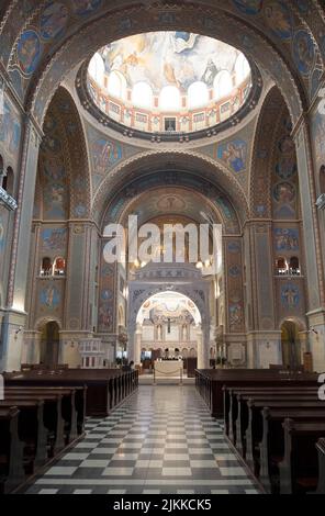 La Chiesa Votiva e la Cattedrale di nostra Signora d'Ungheria Foto Stock