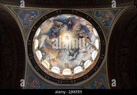 La Chiesa Votiva e la Cattedrale di nostra Signora d'Ungheria Foto Stock