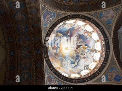 La Chiesa Votiva e la Cattedrale di nostra Signora d'Ungheria Foto Stock