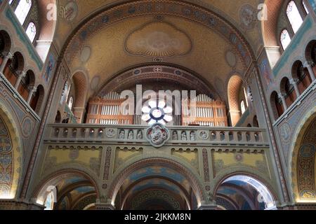 La Chiesa Votiva e la Cattedrale di nostra Signora d'Ungheria Foto Stock