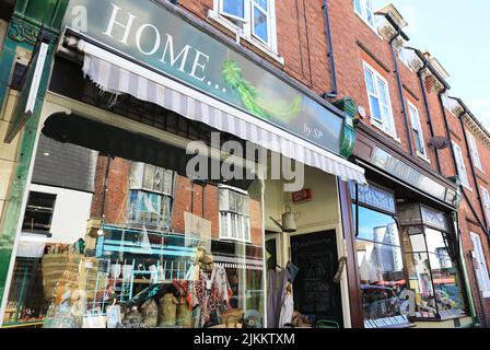 Negozio di interni 'Home by SP' in Charlotte Street nel centro di Broadstairs, nel Kent, Regno Unito Foto Stock