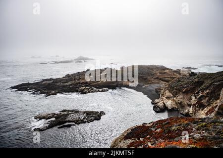 Costa di Point lobos state Natural Reserve, California Foto Stock