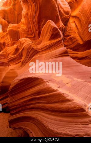 Le favolose formazioni rocciose del Lower Antelope Canyon, Arizona Foto Stock