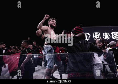 San Paolo, Brasile. 02nd ago 2022. SP - San Paolo - 08/02/2022 - LIBERTADORES 2022, CORINTHIANS X FLAMENGO Foto: Ettore Chiereguini/AGIF/Sipa USA Credit: Sipa USA/Alamy Live News Foto Stock