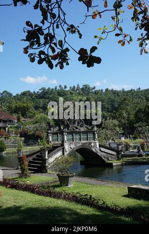 Tempio di Tirta Empul a Karangasem, Bali, Indonesia. Foto Stock