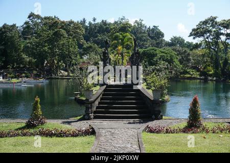 Tempio di Tirta Empul a Karangasem, Bali, Indonesia. Foto Stock