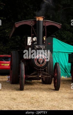 Netley Marsh fiera del vapore 2022, alcuni dei vari veicoli in mostra Foto Stock