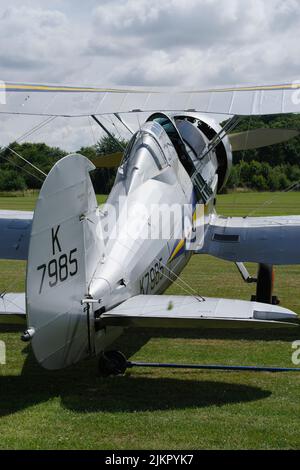 Gloster Gladiator Mk1 G-AMRK, L8032 (K7985), a Old Warden, Biggleswade, Bedfordshire, Inghilterra, Foto Stock