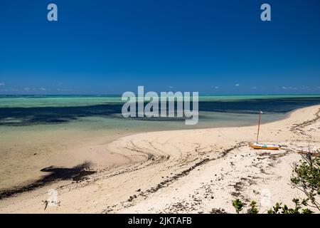Bellissima spiaggia nella nuova caledonia Foto Stock