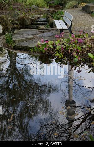 Uno scatto verticale del Westfalenpark, Dortmund, Nordrhein-Westfalen Foto Stock